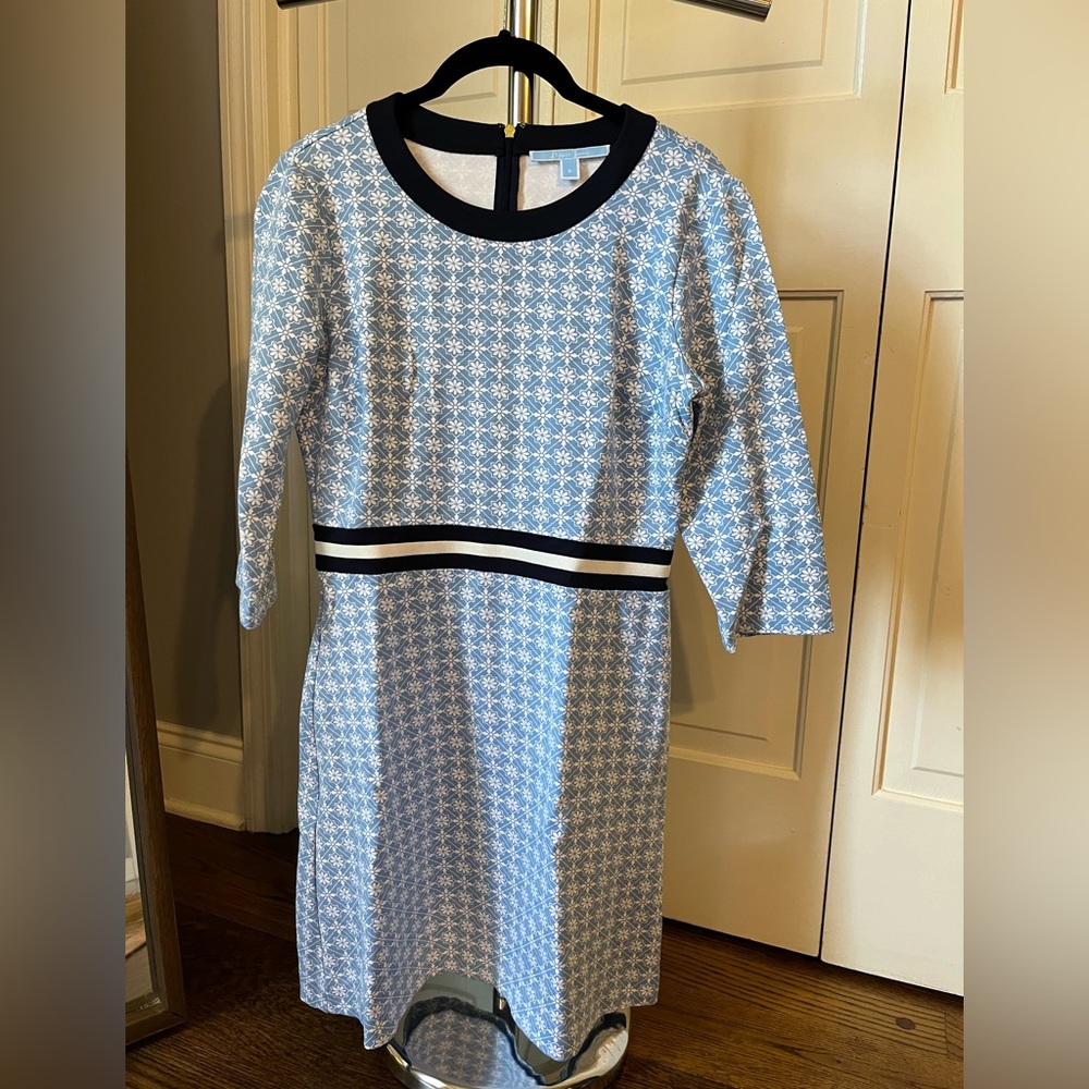 Draper James blue floral dress